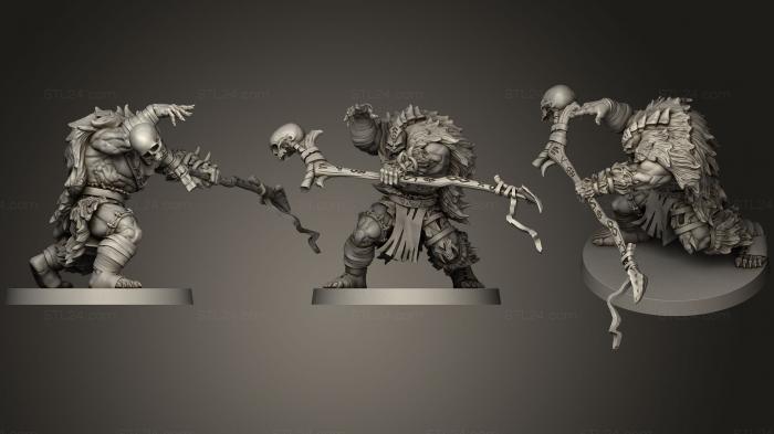 Figurines heroes, monsters and demons (Sword amp Sorcery18, STKM_1272) 3D models for cnc